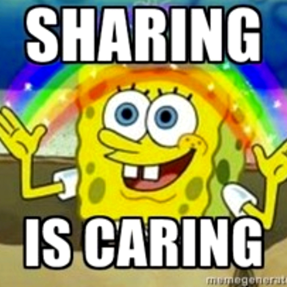I Share, You Share, We ALL SHARE ❤️